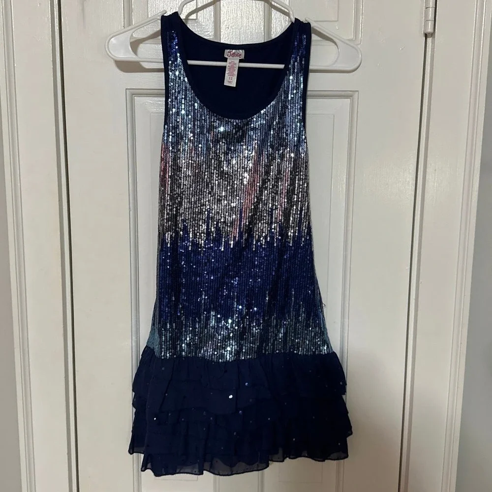 Justice sequins dress